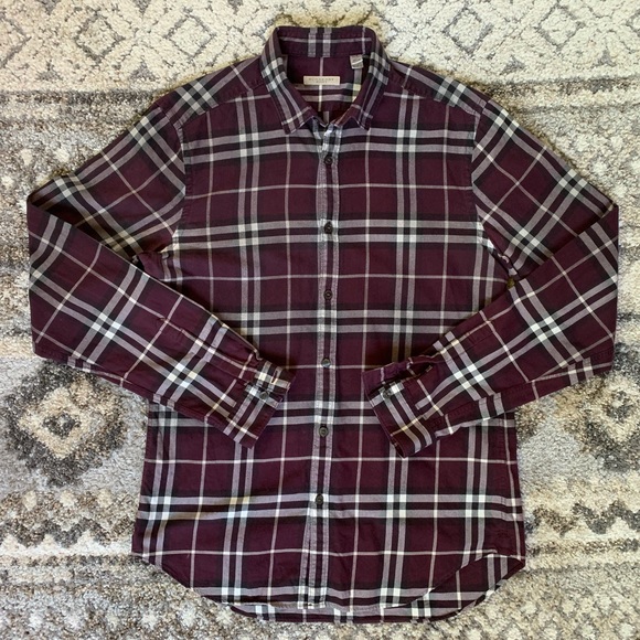 burberry plaid flannel